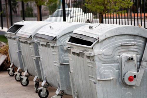 Residents participating in waste recycling in Tower Hamlets