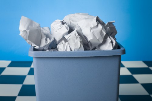 Professional team handling site clearance