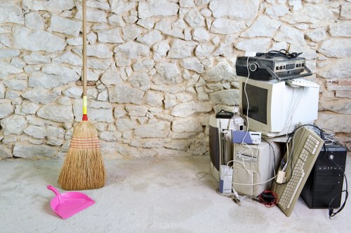 Secure placement of skips on residential properties