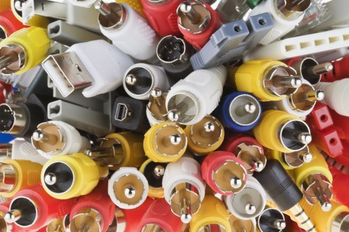 Various types of recyclable materials collected in Tower Hamlets